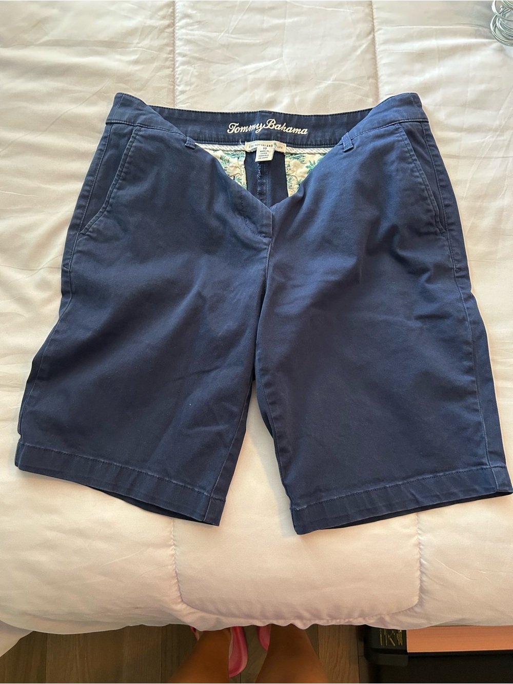 Tommy Bahama Women's Navy Bermuda Shorts
